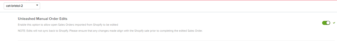 After the Shopify Integration – Unleashed Support
